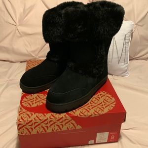 Style&co black suede boots new in box